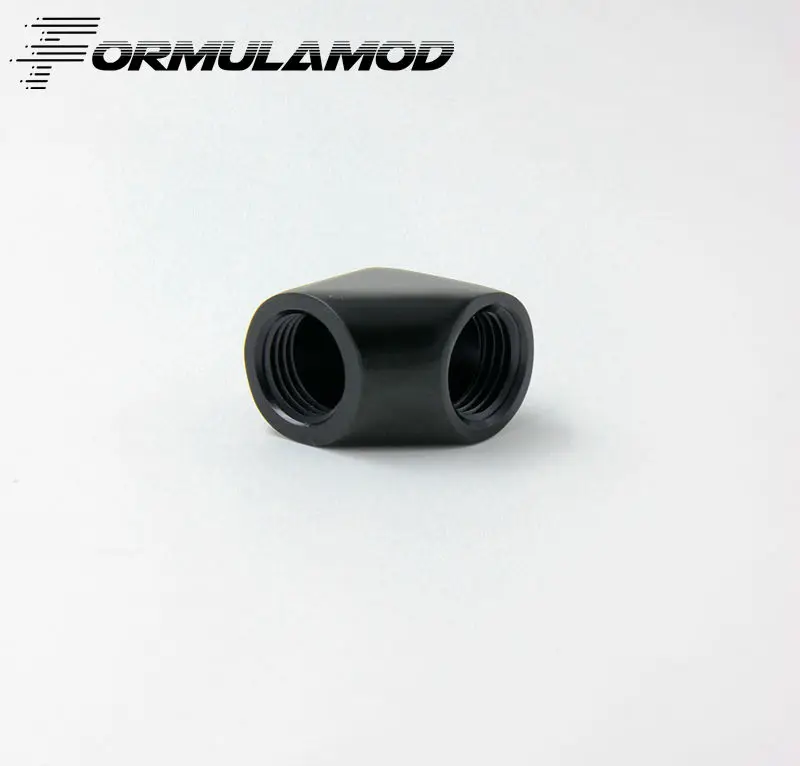 Переходник для охлаждения воды G1/4 '' с резьбой 90 градусов черный/серебристый |