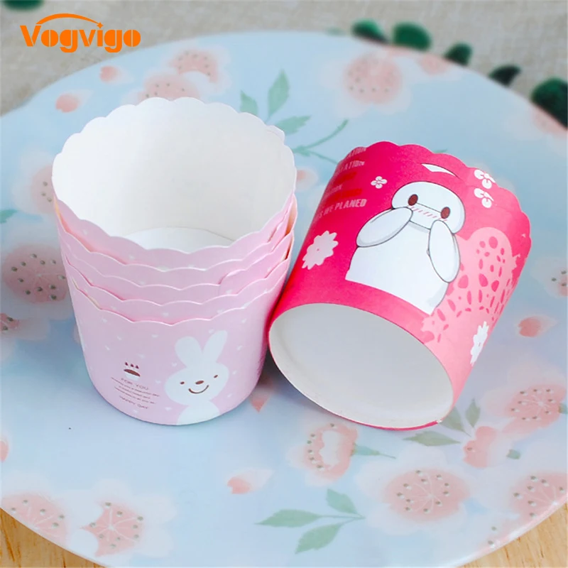 Маленькая светильник Желтая Чашка высокотемпературная бумага для духовки торта