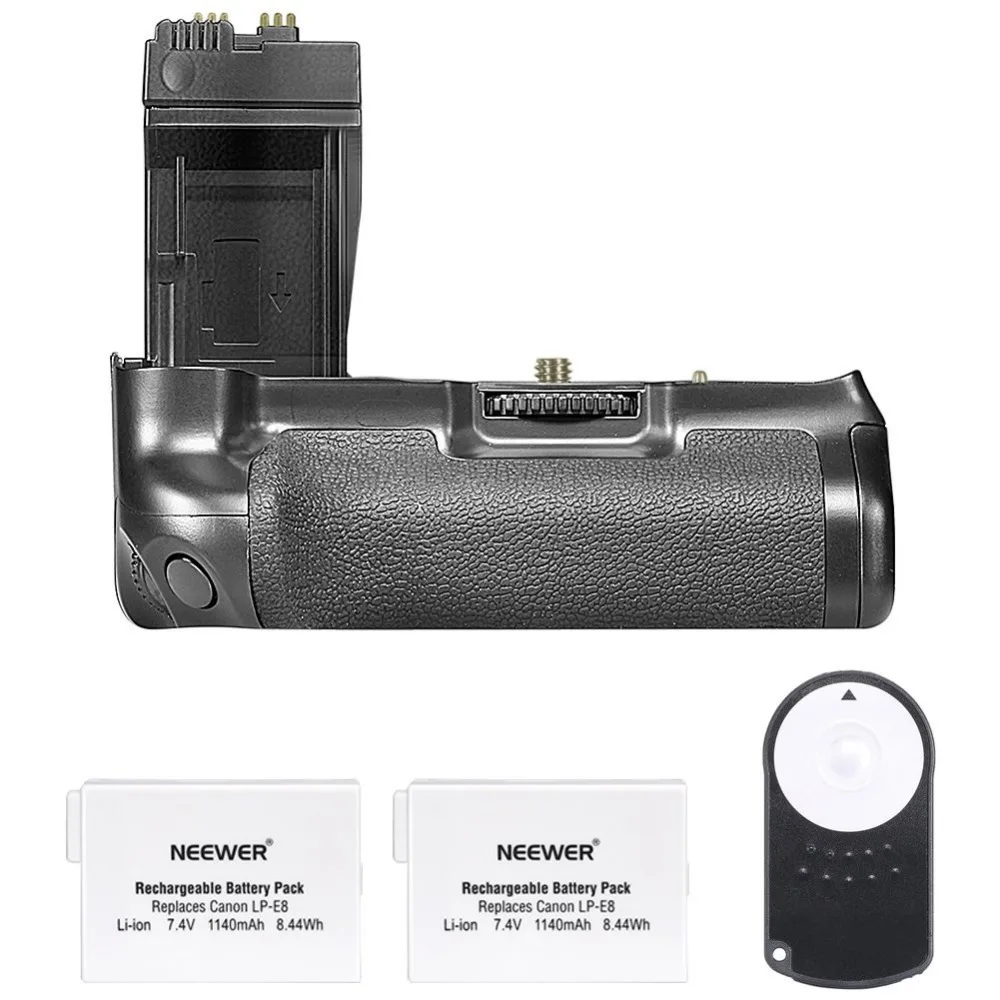 Neewer сменная Батарейная ручка для Canon550D/600D/650D/700D Rebel T2i/T3i/T4i/T5i|battery grip|bg-e8 battery gripneewer