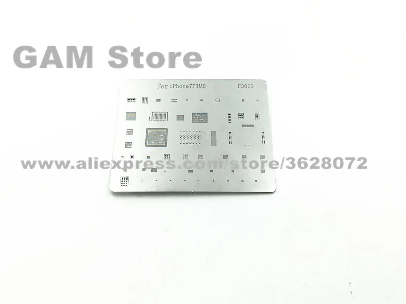 Для iPhone 7Plus BGA трафарет для ЦП RAM Wifi Nand Flash Baseband усилитель мощности аудио IC Reball Pin