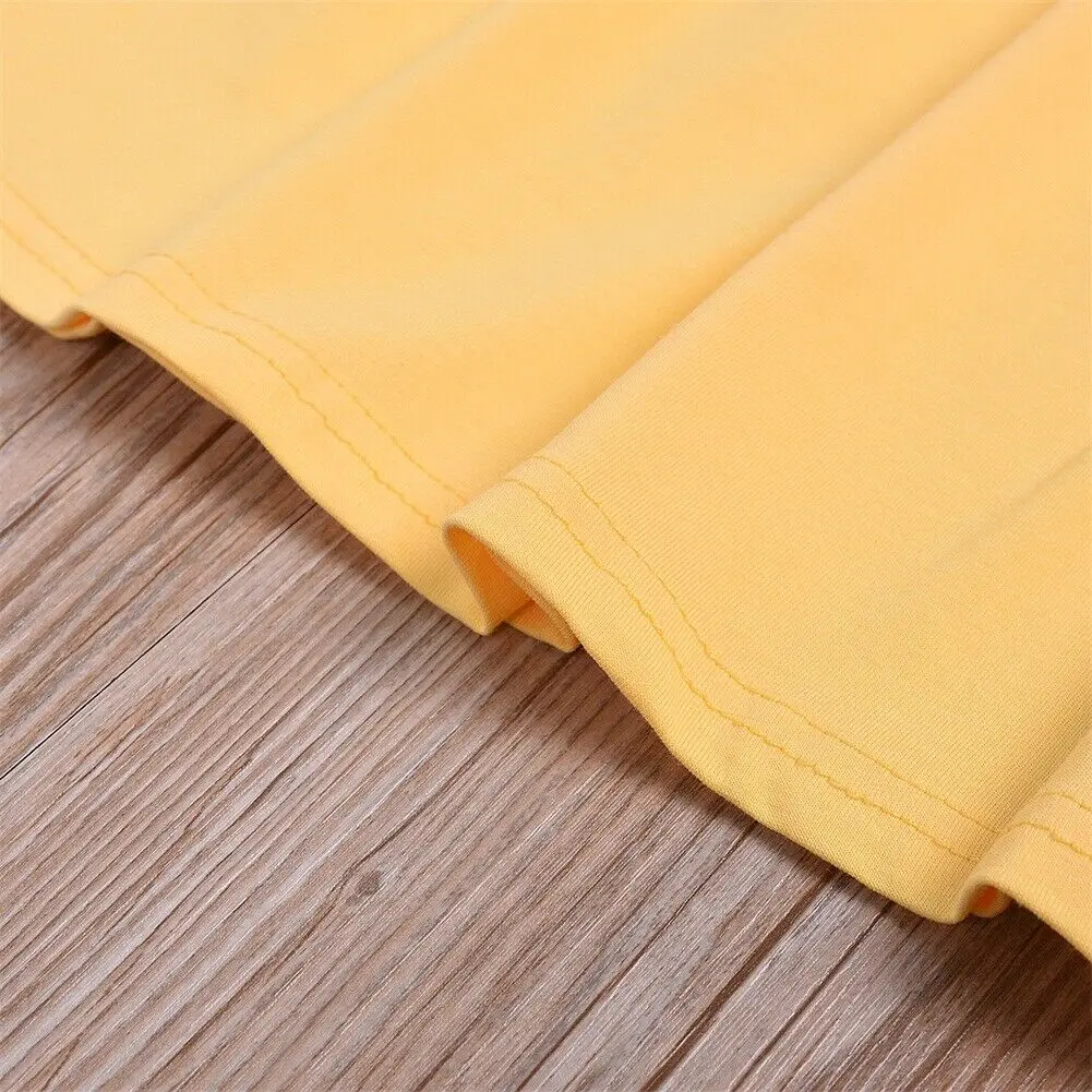 2019 модная одежда для маленьких девочек комплект одежды хлопковые топы с