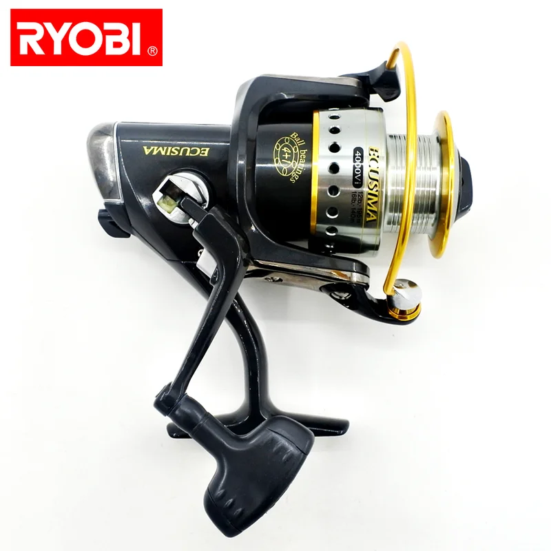 RYOBI оригинальный ECUSIMA 1000 2000 3000 4000 6000 8000 левый/правая ручка Спиннинг рыболовная