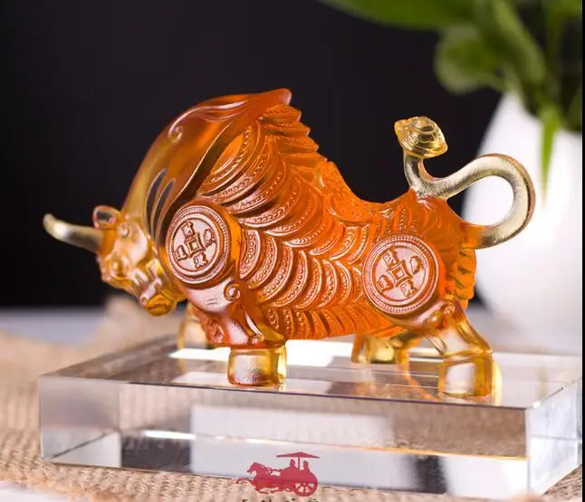 

Glass Decoration Office Decoration Living Room cattle