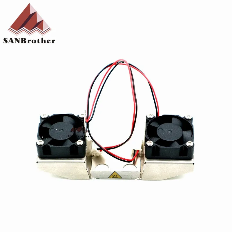 Новейший 2017 Ultimaker 2 UM2 удлиненный + двойной кронштейн вентилятора с охлаждающими