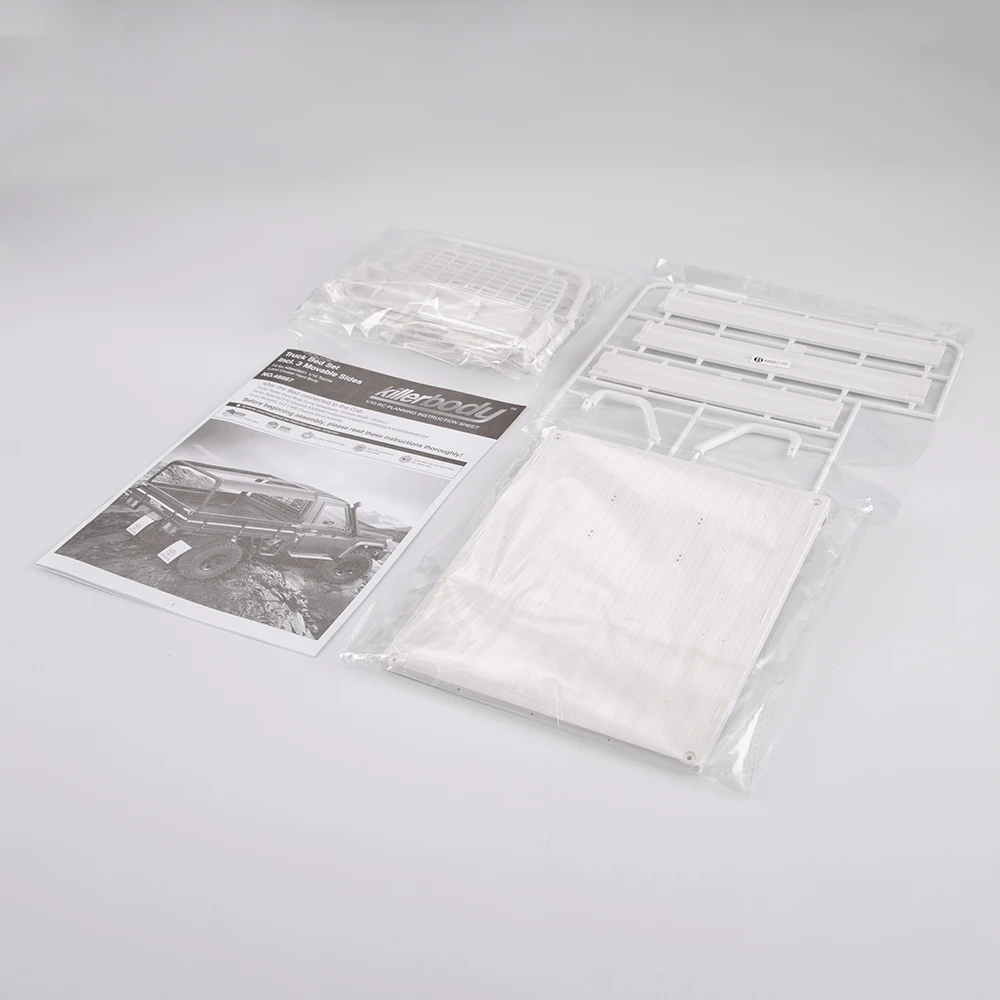 Комплект постельного белья из АБС пластика для грузовика 3 подвижных ворота 1/10