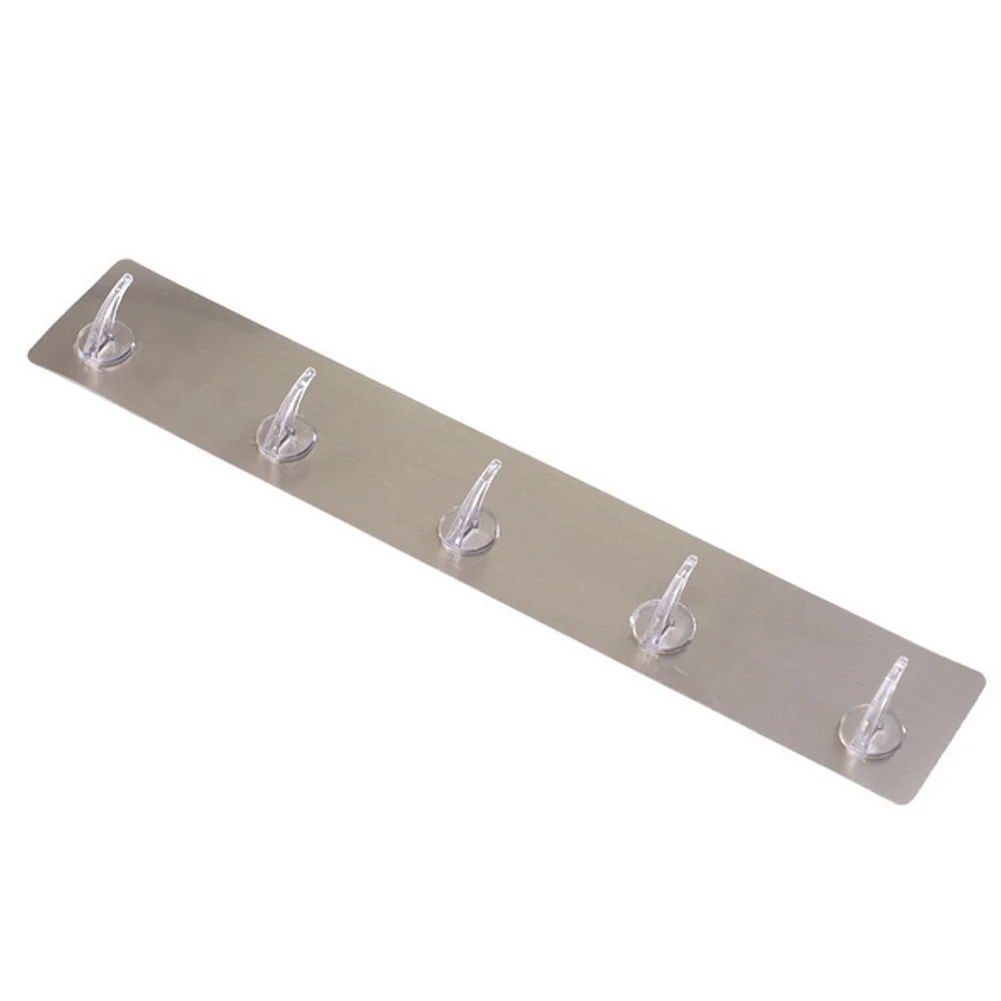 Нескользящие палочки крюк для ванной комнаты Кухня стена не пробивая вешалки с 3/5