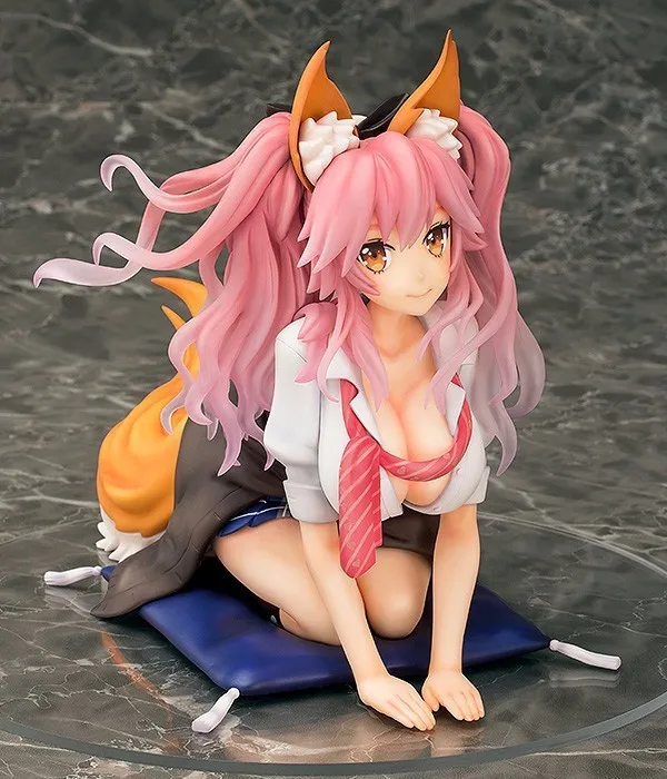Fate Extra Caster школьная форма Сидящая Fategrand Tamamonomae повседневные Японские Аниме