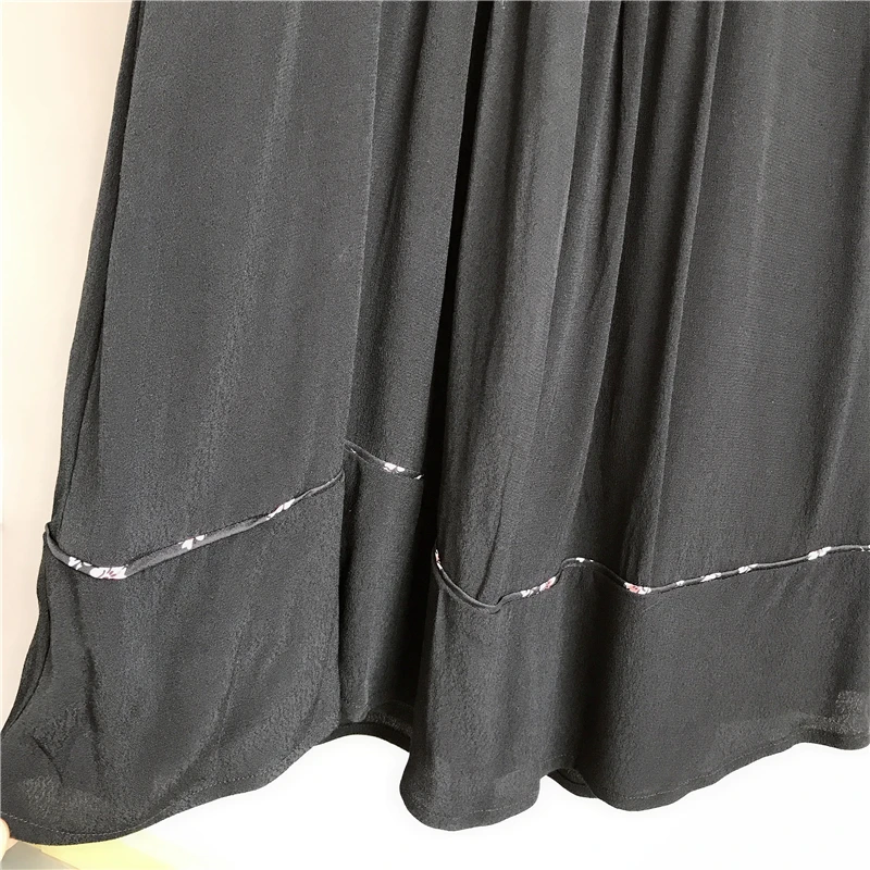 Женское платье, романтичное, Tencel, хлопок, гладкое и удобное, сломанный цвет, сочетающееся с v-образным вырезом, с коротким рукавом, с высокой талией, ТРАПЕЦИЕВИДНОЕ ПЛАТЬЕ