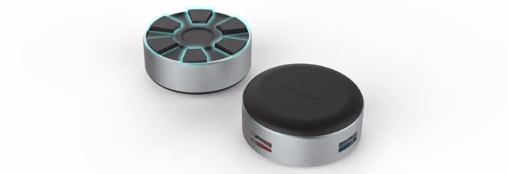 ORICO подставка для ноутбука MacBook с USB3.0 концентратор алюминиевая портативная охлаждающая подставка теплоотвод Нескользящая подставка охлаждающая подставка 2 шт