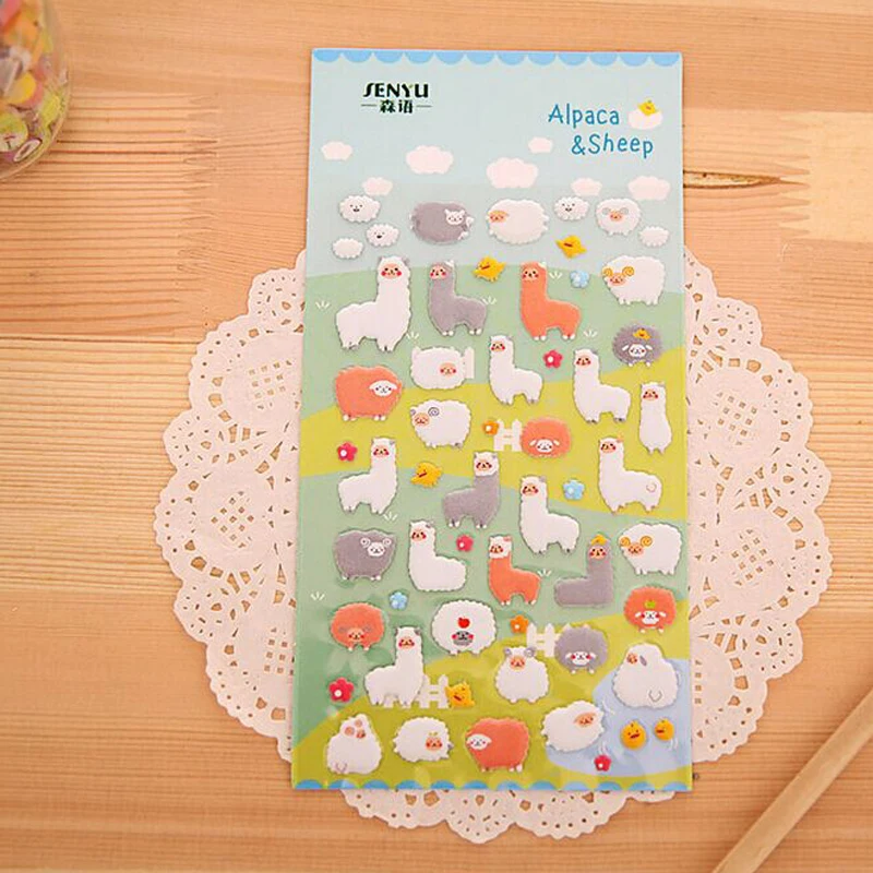 2 лист футболка с декором в виде детские игрушки 3D стикеры DIY Kawaii украшение