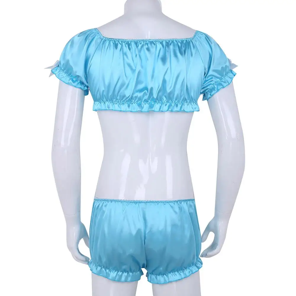 DPOIS мужское экзотическое нижнее белье набор мужская с короткими рукавами