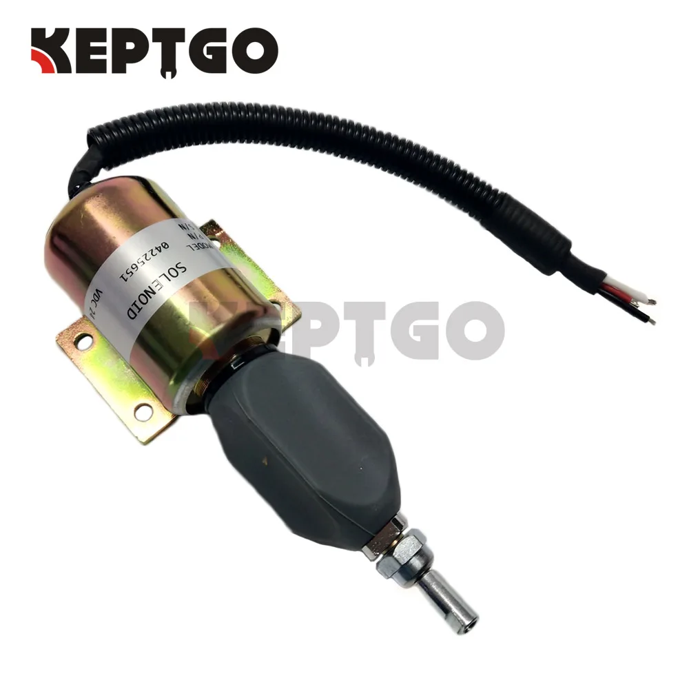 24V Стоп соленоид значение 2001ES 24 04225651 04262377 для Deutz BF6M1015 BF8M1015|Детали генератора и