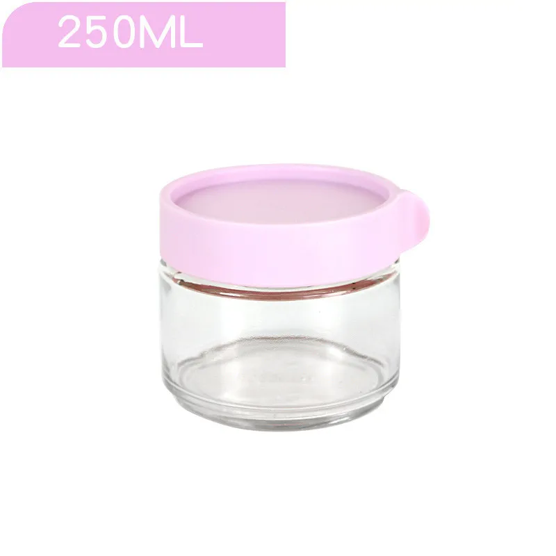 250 Ml Кухонный пластиковый ящик для хранения продуктов, контейнер для зерна, кухонный органайзер, инструменты, герметичная крышка, пластиковые пищевые контейнеры для хранения, коробка - Цвет: 250 Ml