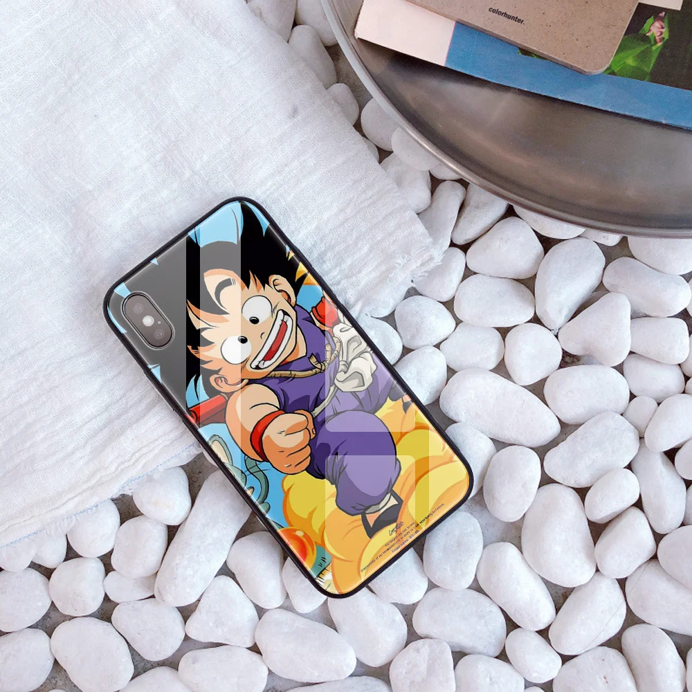 20335 Dragon Ball DIY чехол для телефона для iPhone 7 8 6 S Plus Капа из закаленного стекла заказной Goku чехол для телефона для iPhone X XR XS 11 Pro MAX - Цвет: 20335