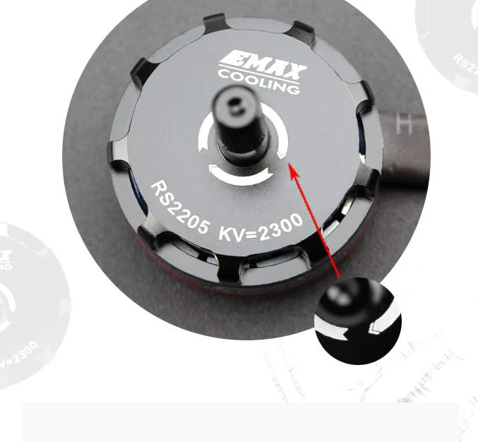 Бесщеточный мотор EMAX RS2205 2300kv 2600kv аксессуары для Дронов конкурентоспособный