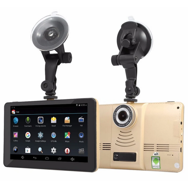Vrfel 7 дюймов GPS навигации Android DVR видеокамера Bluetooth mt8127 quad core Sat Nav навигатор камера