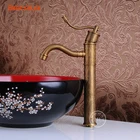 BAKALA античная латунь одной ручкой античная медь для раковины смеситель GZ8001