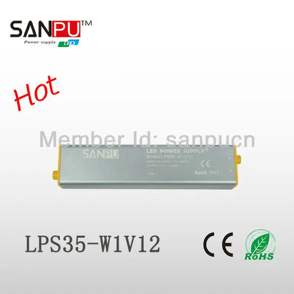 1 шт. тип полосы постоянного напряжения водонепроницаемый 12 вольт источник