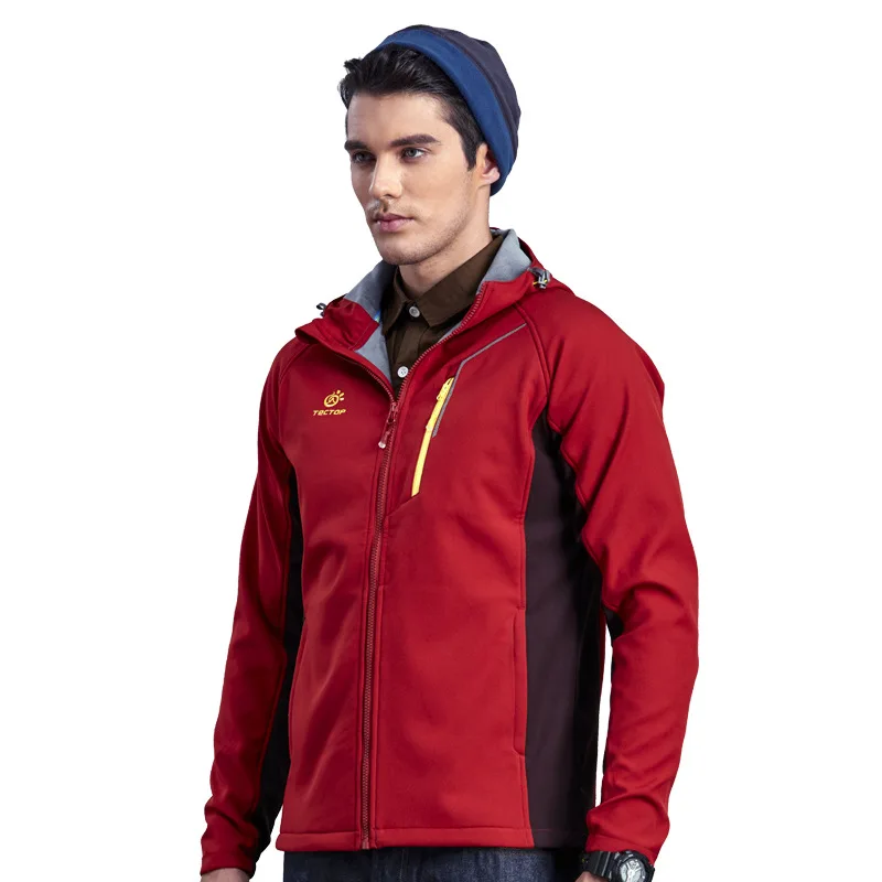 Новинка 2017 года зимние мужские куртки мягкой оболочки Спорт на открытом воздухе