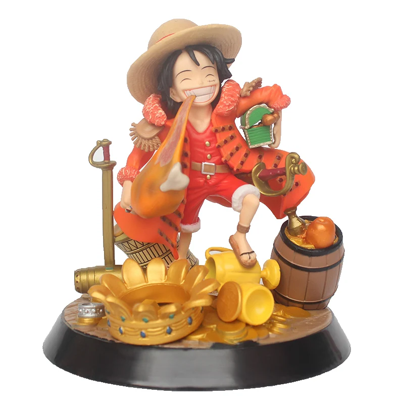 

Anime One Piece GK Luffy Treasure Ver. PVC Collection Figure 18 cm