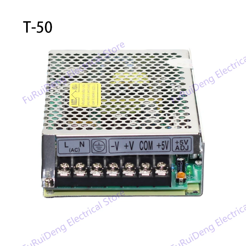 Тройной блок питания тройной выход DC5V, 12 V, 15 V, 24 V,-5 V,-12 V,-15 V T-30, T-50, T-60, T-100 30 W, 50 W, импульсный источник питания 60 Вт, 100 Вт