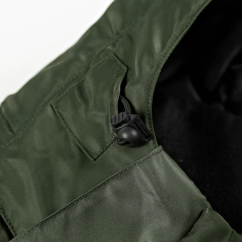 Мужская армейская куртка водонепроницаемая с воротником стойкой из хлопка