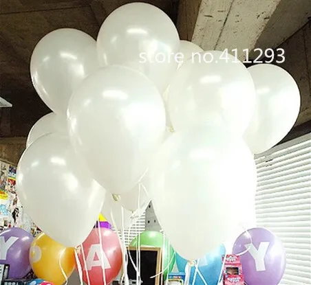 Шары воздушные металлические с жемчугом 20 шт./лот 2 г|pearl balloons|ballons metallicpearl ballons |