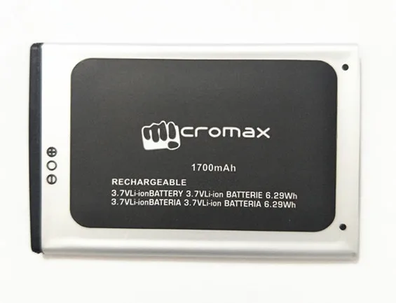 B TAIHENG высокое качество 3 7 V 1700 мА/ч Q333 Батарея Для Micromax q333 мобильный телефон в
