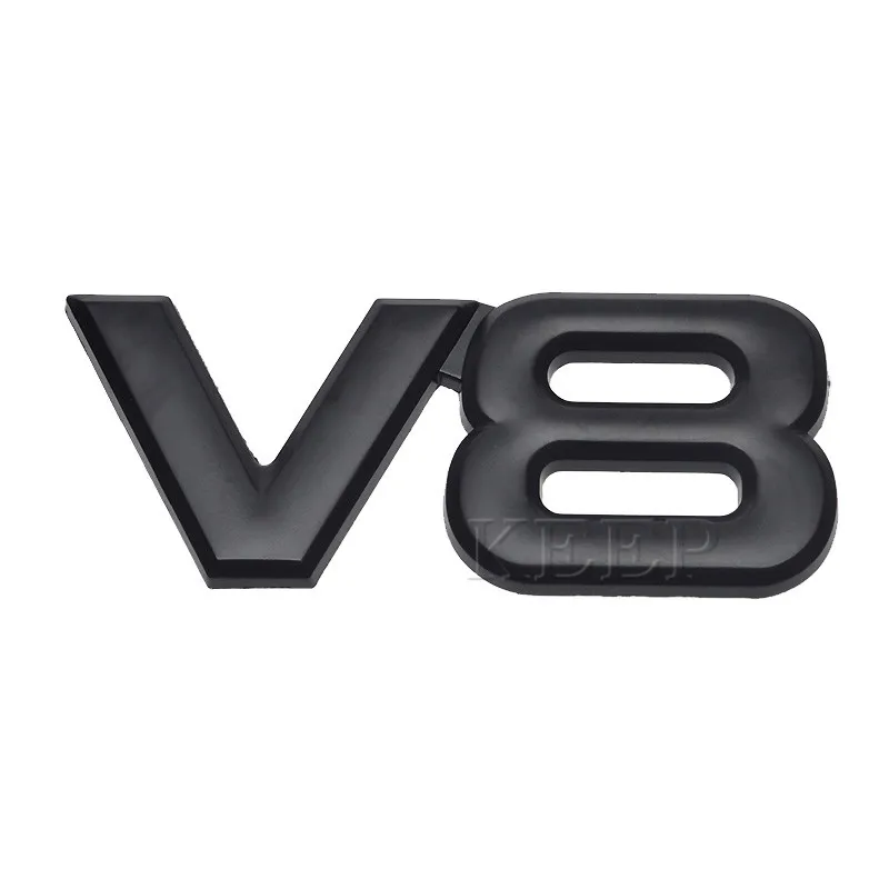 3D металлический логотип Автомобильная наклейка эмблема для V8 Mercedes BMW Audi VW Ford Focus