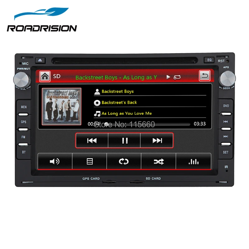 Автомагнитола RoadRision 2din 7 дюймов стерео DVD GPS навигация для Volkswagen VW Passat/JETTA/Bora/Polo/GOLF