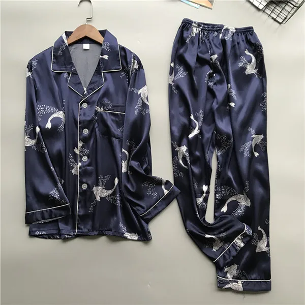 Пижама L-3XL размера плюс, Женская пижама, 2 предмета, женская пижама, лето, весенний женский комплект ночного белья Fdfklak - Цвет: navy 2