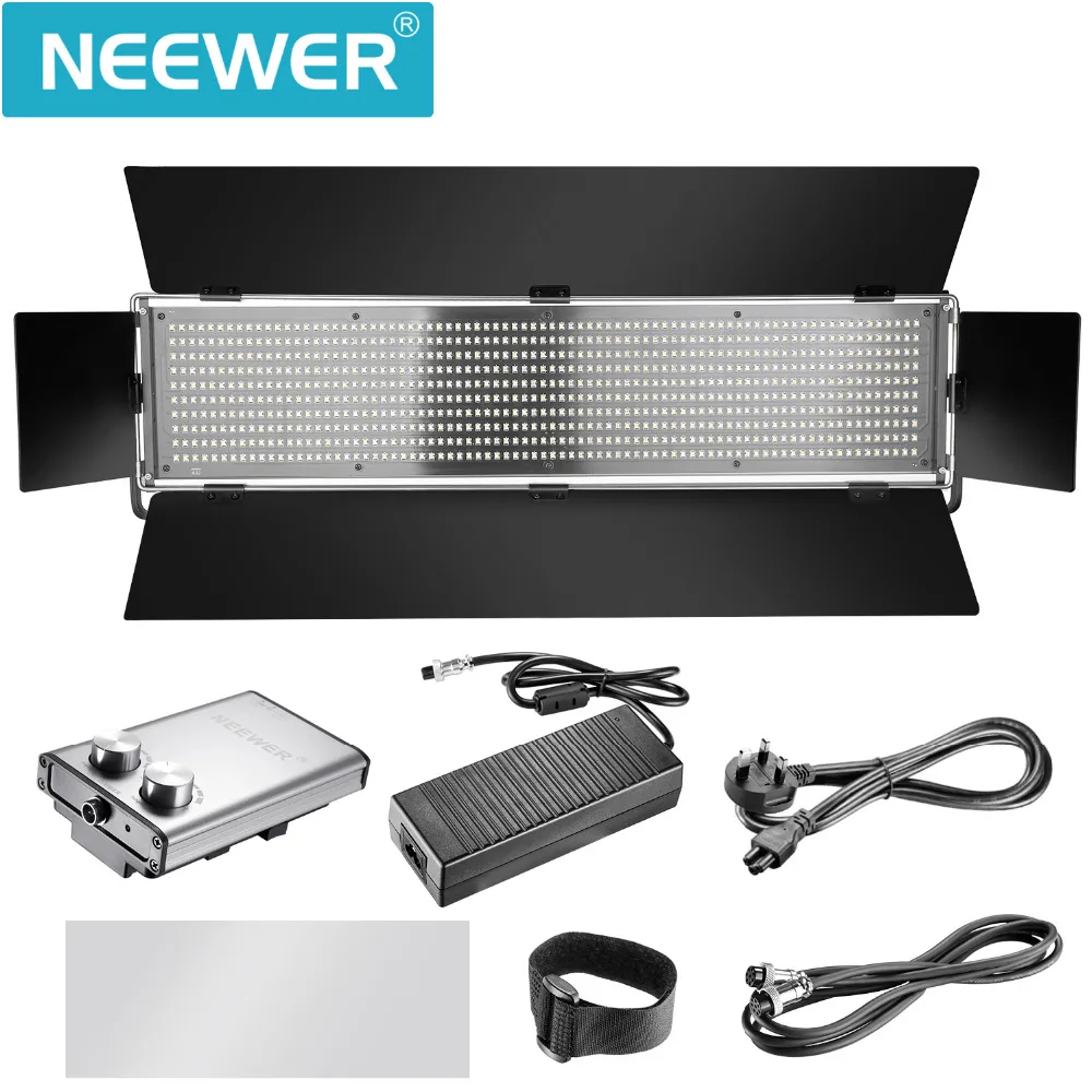 Neewer Диммируемый двухцветный SMD светодиодный светильник с u образным кронштейном +