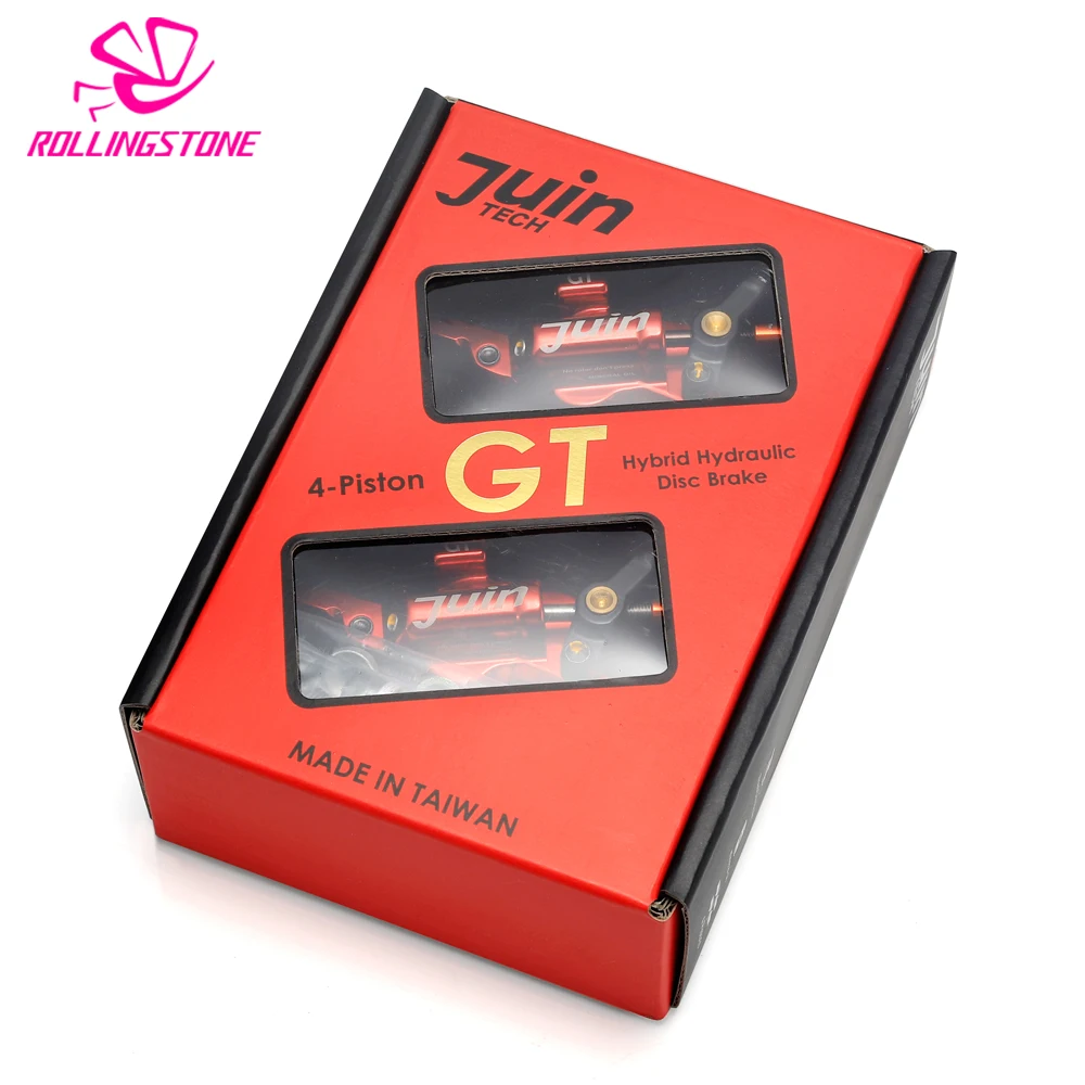 Juin Tech GT-P 4 поршни Сверхлегкий Гидравлический дисковый тормоз набор суппорт горный велосипед дорожный CX гравий двойной боковой привод тормоза