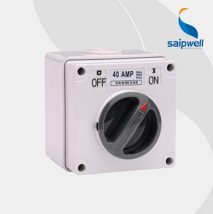 Saipwell Водонепроницаемый поворотный переключатель IP66 потенциометр с