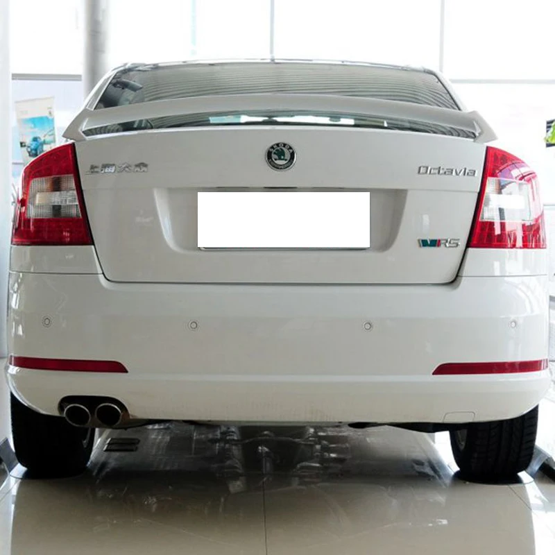 Для Skoda Octavia спойлер 2006 2014 GT Стиль авто украшение в виде хвостового крыла ABS
