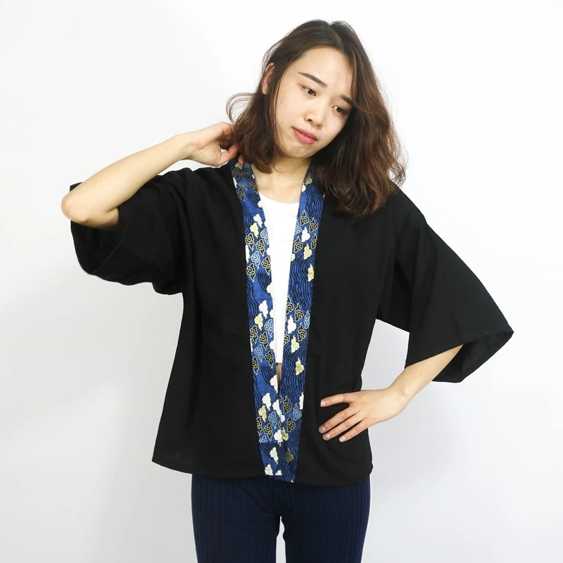 Женское японское кимоно yukata кардиган модная блузка длинный obi haori в традиционном