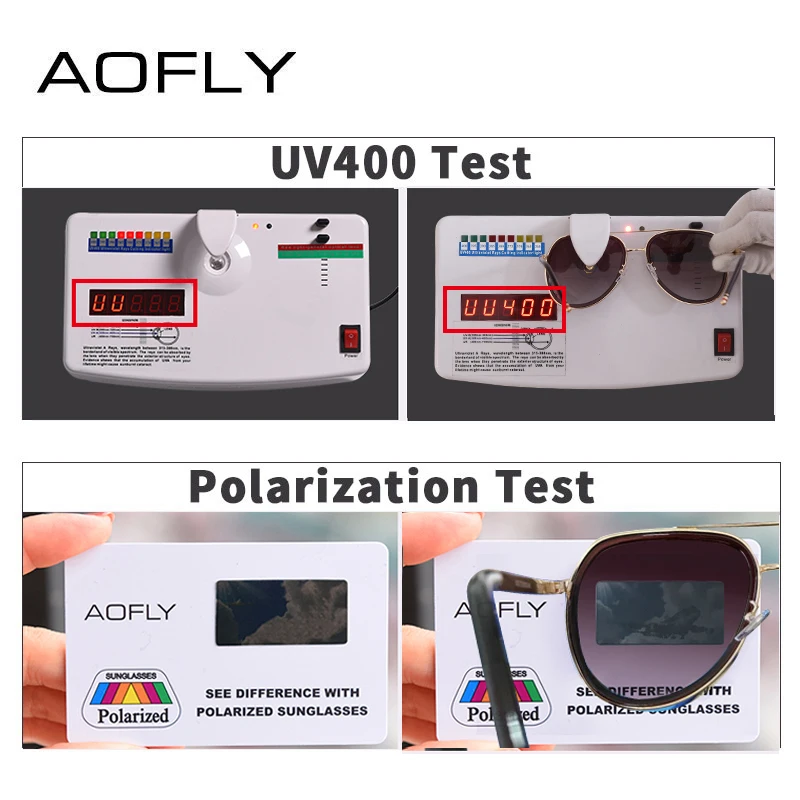 AOFLY, фирменный дизайн, поляризационные очки пилота, мужские и женские солнцезащитные очки, металлическая оправа, овальные линзы, очки, UV400, A122