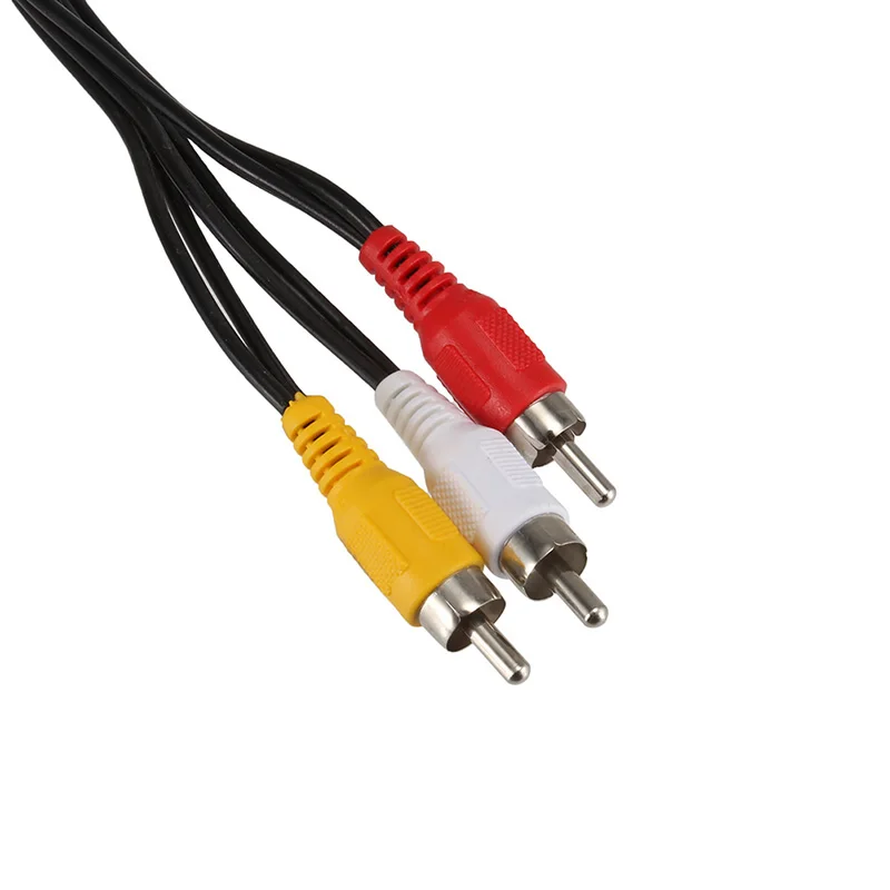Горячая Распродажа 3RCA штекер 6RCA женский кабель адаптер разъем сплиттер для AV