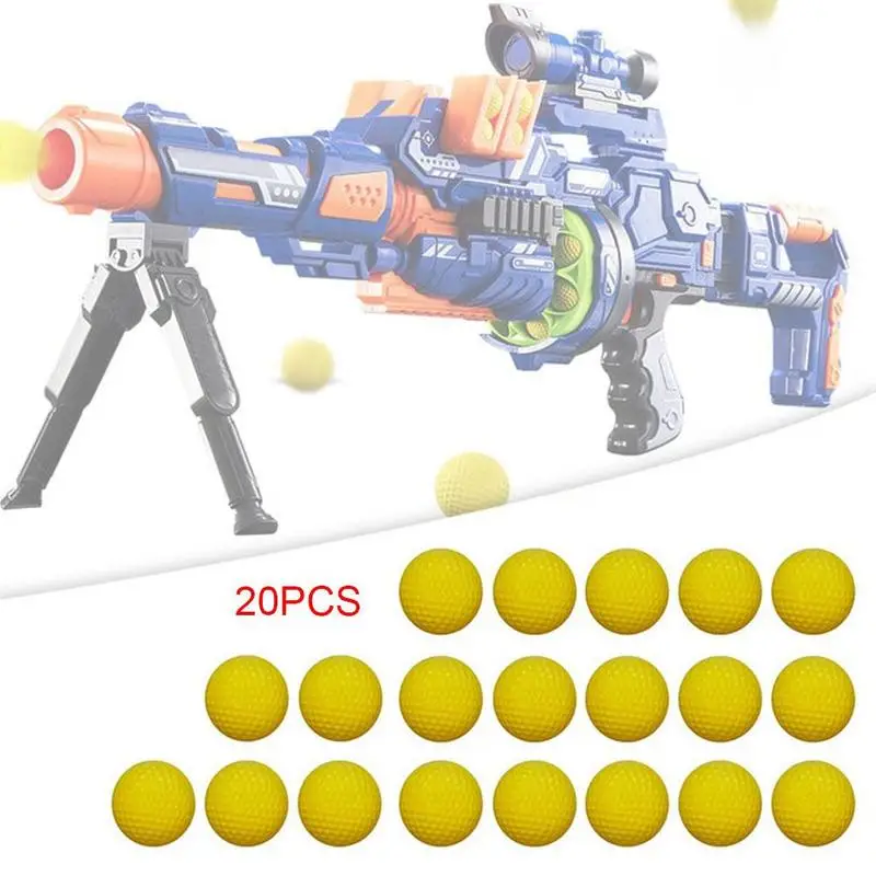 20 шт. ВЫСОКОЕ КАЧЕСТВО шариковые пули для Rival Zeus Apollo игрушечный пистолет мягкие круглые дротики для Rivals пистолет лучший подарок около 2,2 см