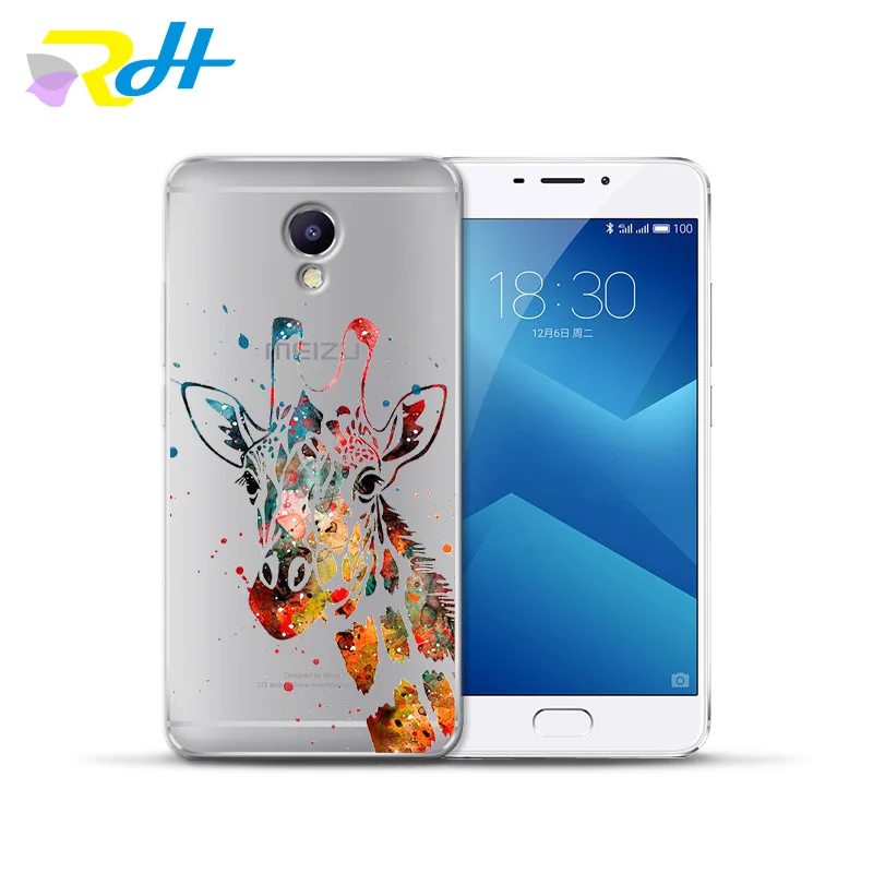 Чехол Etui для Meizu U10 U20 M5 Note M5C M3C Pro 6 M3S Max M5S M6 M3 Модный чехол с милыми