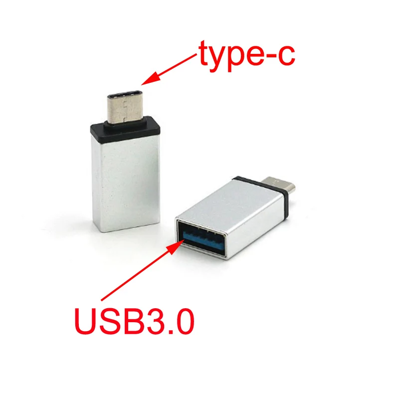 2 шт. type C к USB 3,0 адаптер type C штекер для OTG USB3.0 Женский конвертер для Xiaomi для huawei