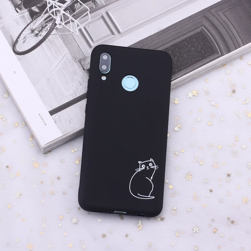 

For Samsung S8 S9 S10 S10e S20 Plus Note 8 9 10 A7 A8 Cat Kittens Memes Kitty Cute Candy Silicone Phone Case Cover Capa Fundas