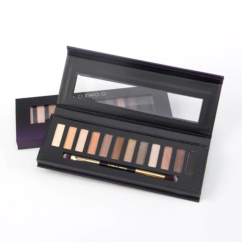 12 Color Pour Fard Nude Eyeshadow Pallete Balm Glitter Palette Brow Cosmetic Makeup Natural Matte Gift Pro Beauty Tools |