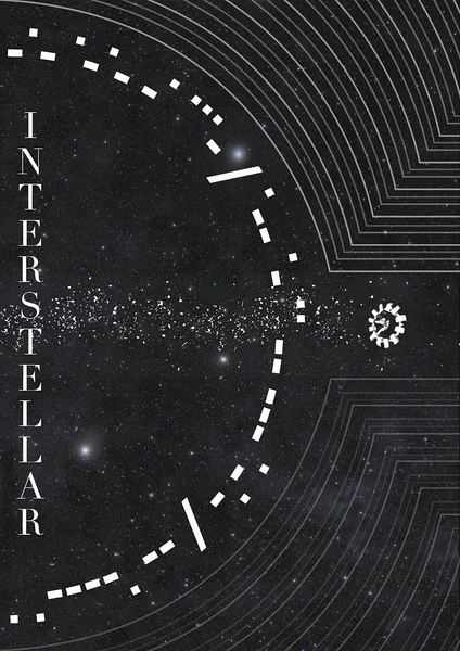 Линия Star Planet Interstellar Sci Fi фильм Винтаж Ретро крутой постер холст DIY настенные