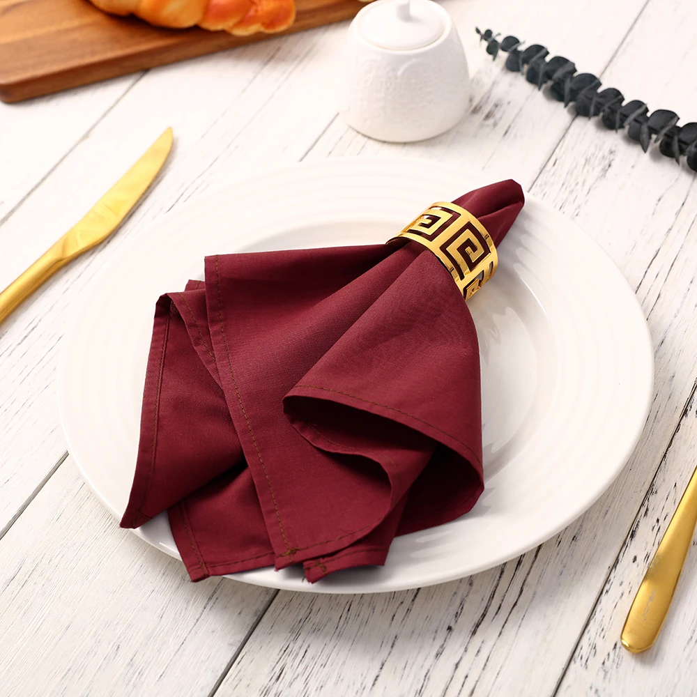 6 шт./упаковка карманный носовой платок для салфеток 40 х40 см|poly cotton|cloth fabricfabric fabric |
