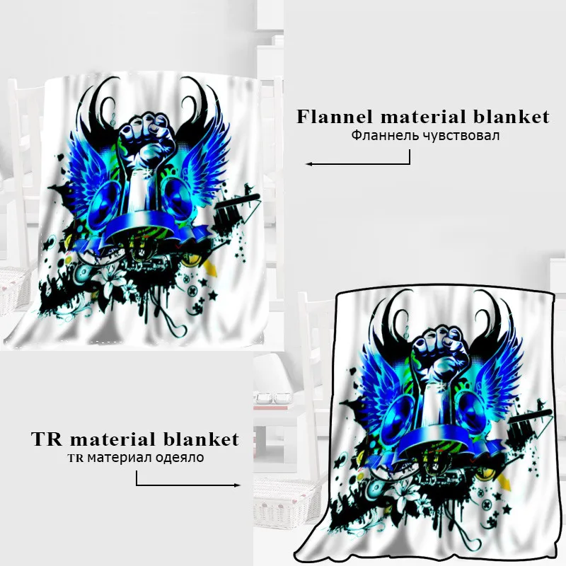 

New Arrival Musical Art Blankets 3D Printing Soft Blanket Throw On Home/Sofa/Bedding Portable Adult Travel Cover Blanket