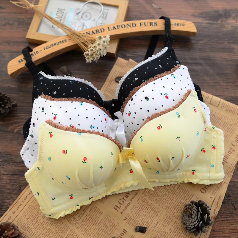 Комплект тонкого утолщенного нижнего белья с чашками пуш-ап | Женская одежда