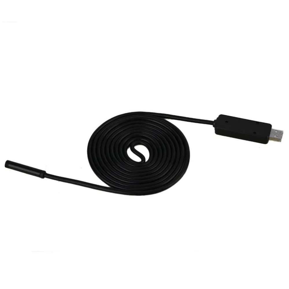 Эндоскоп HD 480P USB OTG Змеиный эндоскоп Водонепроницаемый 6 светодиодов инспекционная Труба Камера бороскоп 2 м 7 мм объектив для Android телефона ПК
