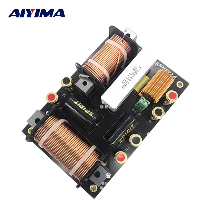 

AIYIMA 1Pc Audio Speaker Professional Stage Frequency Divider Two Ways 44 Core Treble Speakers Protection DIY For Home Theater