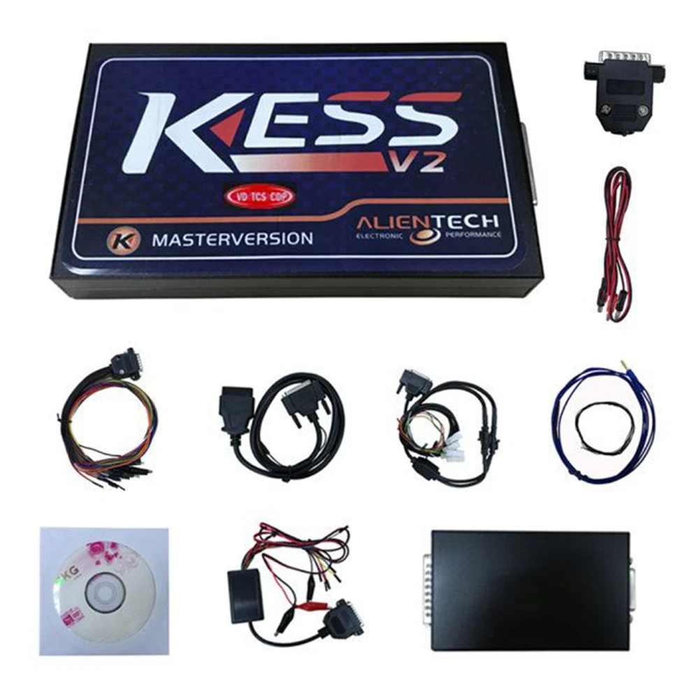 2017 новейший V4.036 KESS V2 V2.32 OBD2 набор для настройки без ограничения Токена ECU чип